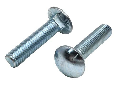 1/2-13 X 2-1/4 ZINC PLATED CARRIAGE BOLT (FT) GRADE 5