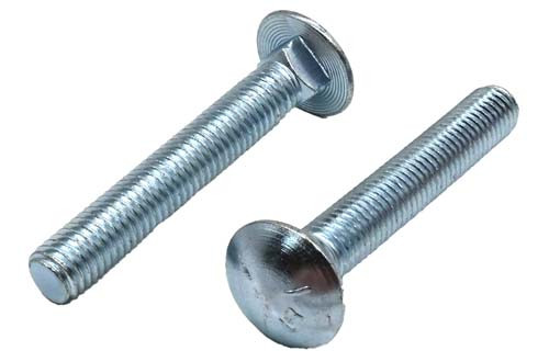1/2-13 X 3-1/4 ZINC PLATED CARRIAGE BOLT (FT) GRADE 5