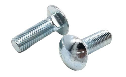 1/2-13 X 6 ZINC PLATED CARRIAGE BOLT (FT) GRADE 5