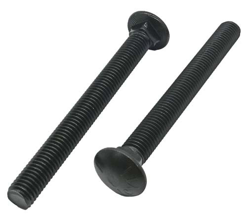 5/8-11 X 6 PLAIN FINISH CARRIAGE BOLT (FT) GRADE 5