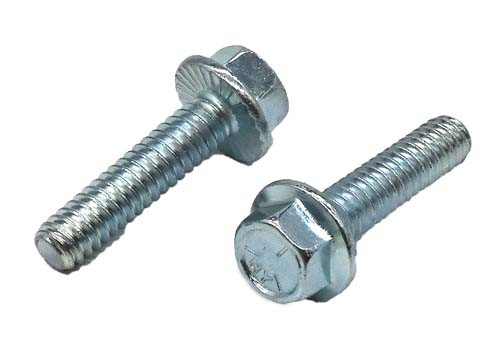 1/4-20 X 1 ZINC PLATED SERRATED FLANGE BOLT (FT) GRADE 5
