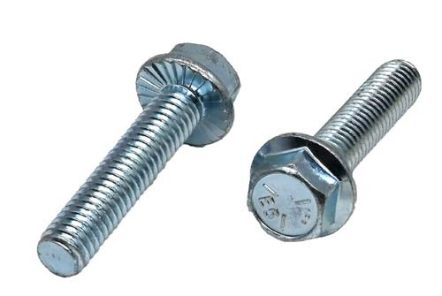3/8-16 X 1-1/2 ZINC PLATED SERRATED FLANGE BOLT (FT) GRADE 5