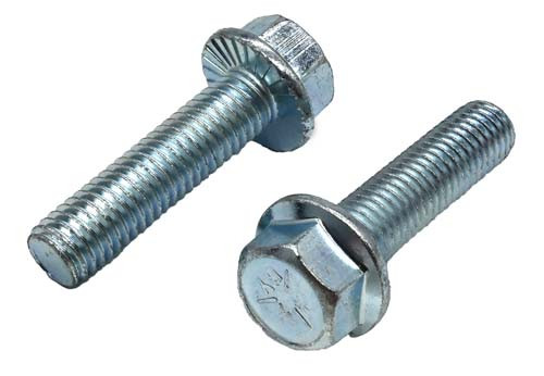 5/8-11 X 2 ZINC PLATED SERRATED FLANGE BOLT GRADE 5