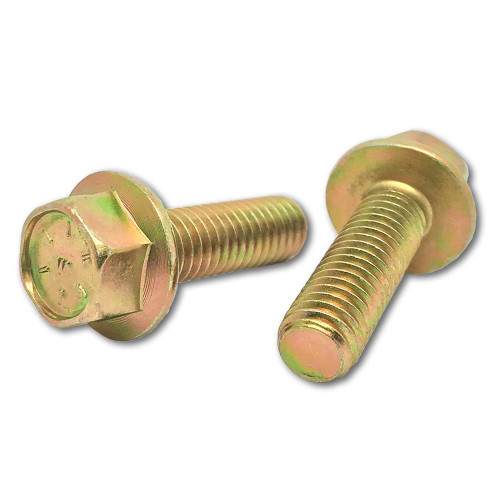 1/2-13 X 1-1/2 ZINC/YELLOW HEX HEAD FLANGE BOLT (FT) GRADE 8