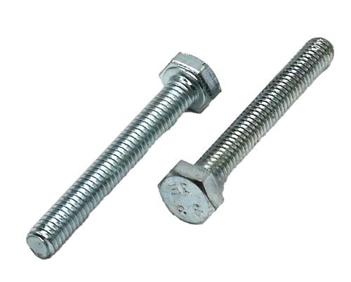 M4-.70 X 12MM ZINC PLATED HEX HEAD BOLT GRADE 8.8