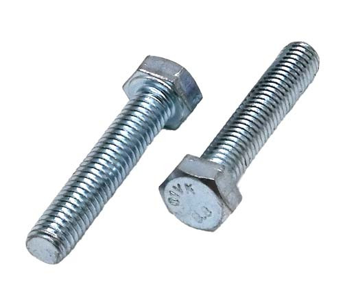 M5-0.80 X 25MM ZINC PLATED HEX HEAD BOLT GRADE 8.8