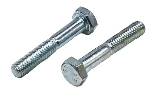 M6-1.00 X 35MM ZINC PLATED HEX HEAD BOLT GRADE 8.8