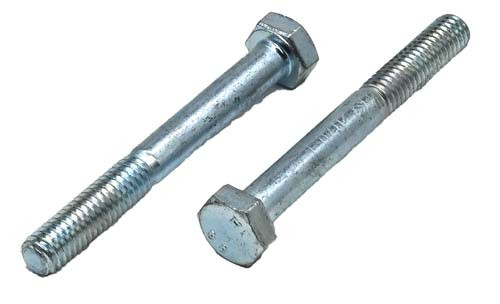 M6-1.00 X 80MM ZINC PLATED HEX HEAD BOLT GRADE 8.8