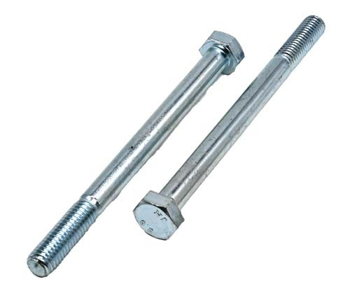 M10-1.50 X 12MM ZINC PLATED HEX HEAD BOLT GRADE 8.8