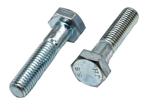 M10-1.50 X 45MM ZINC PLATED HEX HEAD BOLT GRADE 8.8