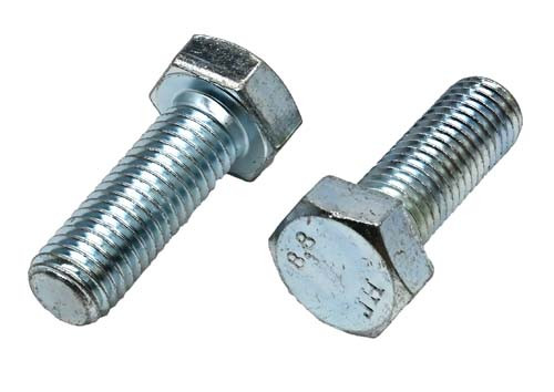 M14-2.00 X 40MM ZINC PLATED HEX HEAD BOLT GRADE 8.8