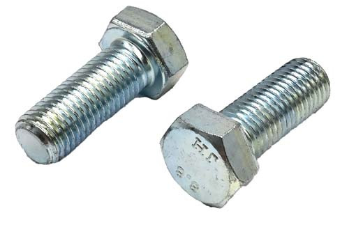 M16-2.00 X 40MM ZINC PLATED HEX HEAD BOLT(FT) GRADE 8.8