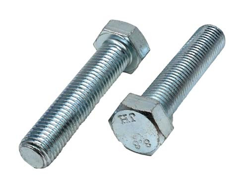 M20-2.50 X 130MM ZINC PLATED HEX HEAD BOLT GRADE 8.8
