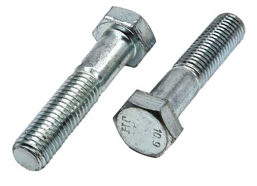 M10-1.25 X 90MM ZINC PLATED HEX HEAD BOLT GRADE 10.9