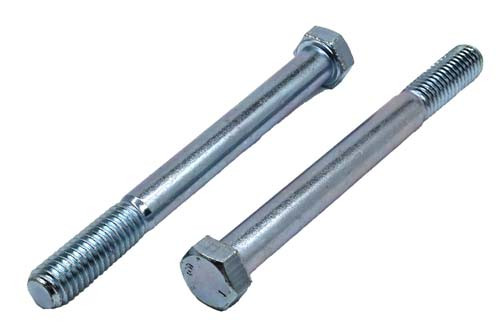 7/16-14 X 4-1/2 ZINC PLATED HEX HEAD BOLT GRADE 5
