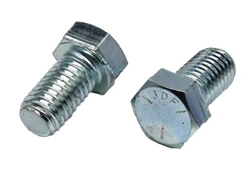 9/16-12 X 1 ZINC PLATED HEX HEAD BOLT GRADE 5