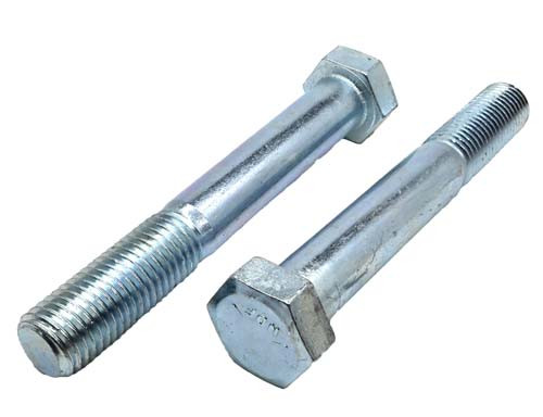 1-8 X 7 ZINC PLATED HEX HEAD BOLT GRADE 5
