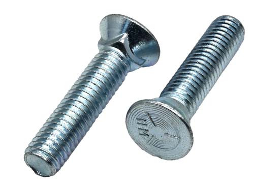 7/16-14 X 1-3/4 ZINC PLATED PLOW BOLT GRADE 5