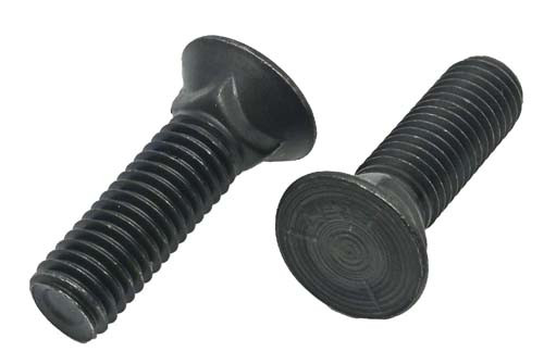 1/2-13 X 2-1/2 PLAIN FINISH PLOW BOLT GRADE 5