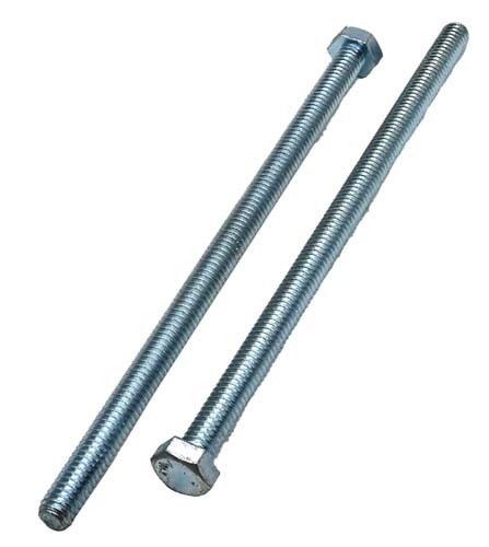 5/16-18 X 6 ZINC PLATED FULL THREAD HEX HEAD TAP BOLT GRADE 5