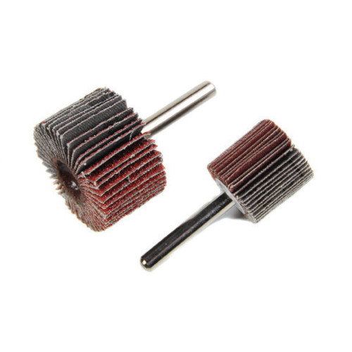 2-1/2 X 1 X 1/4 SHANK 120 GRIT FLAP WHEELS 2-1/2 X 1 X 1/4 SHANK 120 GRIT FLAP WHEELS