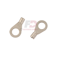 UNINSULATED 1/4 RING 12-10 GAUGE (YELLOW)