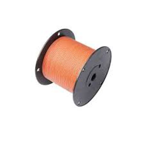 SPOOL WITH 100 FEET OF THE ORANGE 18 GAUGE PRIMARY WIRE SPOOL WITH 100 FEET OF THE ORANGE 18 GAUGE PRIMARY WIRE
