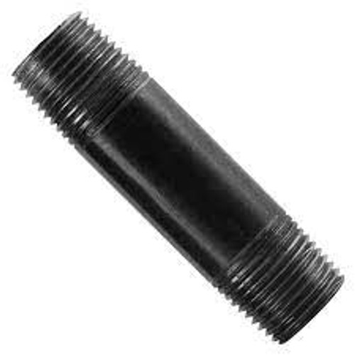 1/2 NPT X 5 BLACK IRON PIPE NIPPLE