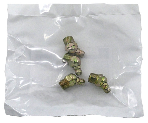 1/8 PIPE X 45 DEGREE GREASE FITTINGS/ BAG QUANTITY: 25 PIECES