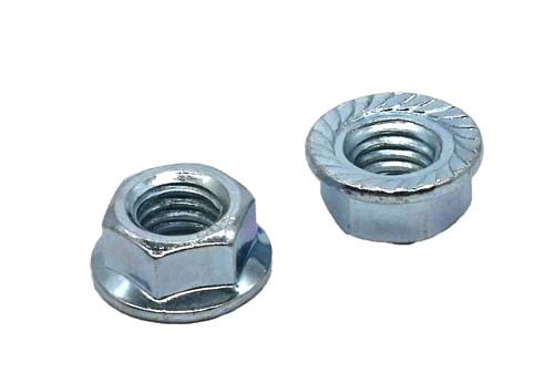 3/8-16 ZINC PLATED SERRATED FLANGE NUT
