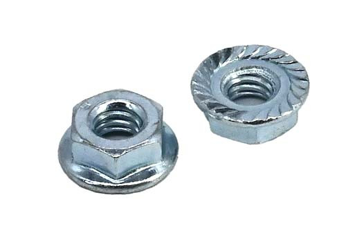 5/16-24 ZINC PLATED SERRATED FLANGE NUT
