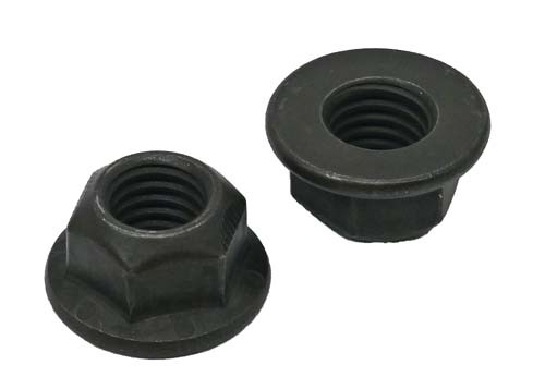 1/4-20 PHOSPHATE & OIL TOP LOCK STOVER STYLE FLANGE NUT GRADE G