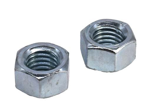 1/2-13 ZINC PLATED FINISHED STANDARD HEX NUT GRADE 5