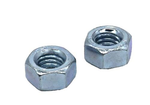 3/8-24 ZINC PLATED FINISHED STANDARD HEX NUT GRADE 5