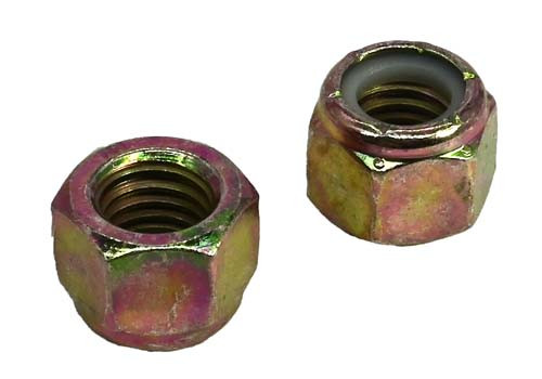 1/2-13 ZINC/YELLOW NYLON INSERT LOCK NUT GRADE 8