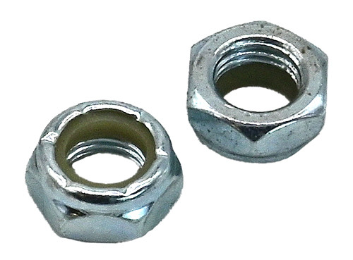 3/8-16 ZINC PLATED JAM (THIN) NYLON INSERT LOCK NUT - Fasteners Direct