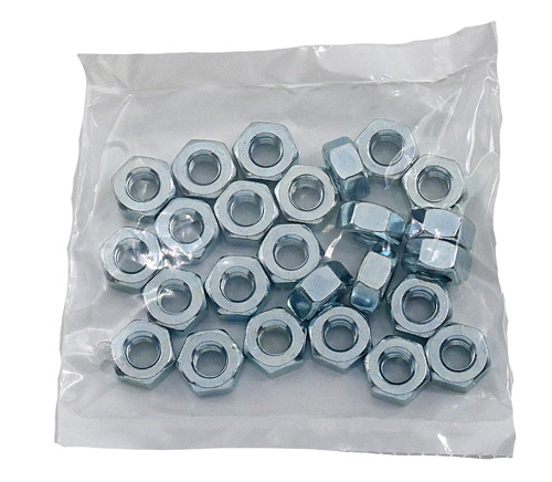 1-8 ZINC PLATED HEAVY HEX NUT A563 GRADE A / BAG QUANTITY: 10 PIECES