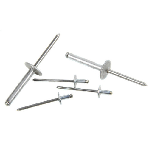 (AB4-2A) 1/8 X .125 MAX GRIP ALUMINUM RIVET (AB4-2A) 1/8 X .125 MAX GRIP ALUMINUM RIVET