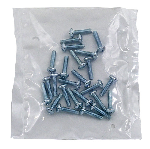 #10-32 X 1/2 ZINC PLATED PHILLIPS PAN HEAD MACHINE SCREW/ BAG QUANTITY: 100 PIECES