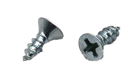 #12 X 3 ZINC PLATED PHILLIPS FLAT HEAD TAPPING SCREW TYPE A