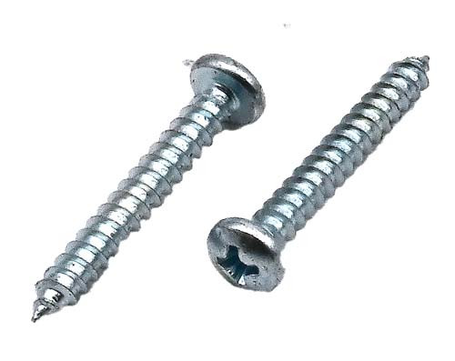 #8 X 1 ZINC PLATED PHILLIPS PAN HEAD TAPPING SCREW