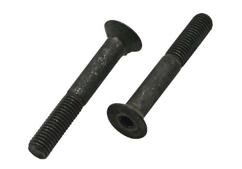 M12-1.75 X 25MM PLAIN FINISH FLAT HEAD SOCKET CAP SCREW GRADE 10.9