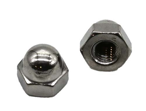 #12-24 STAINLESS STEEL ACORN CAP NUT GRADE 304 (18-8)