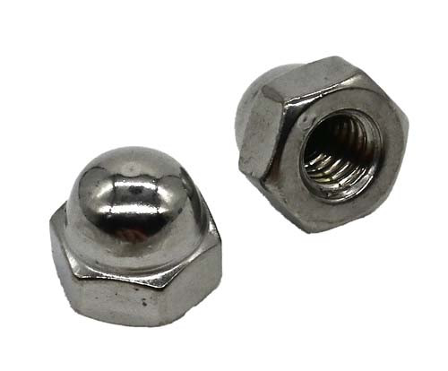 3/8-16 STAINLESS STEEL ACORN (CAP) NUT GRADE 304 (18-8)