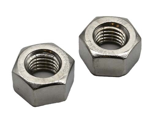 3/8-16 STAINLESS STEEL HEAVY HEX NUT A194 GRADE B8
