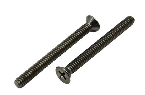 #8-32 X 1-1/2 STAINLESS STEEL PHILLIPS FLAT HEAD MACHINE SCREW GRADE 304 (18-8)