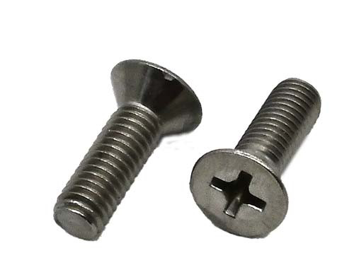#10-32 X 5/8 STAINLESS STEEL PHILLIPS FLAT HEAD MACHINE SCREW GRADE 304 (18-8)