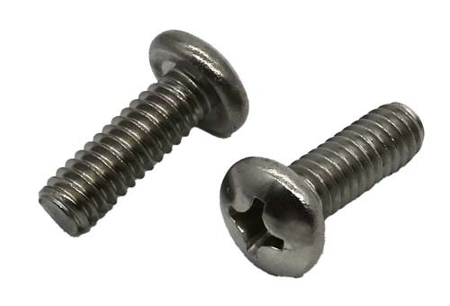 #12-24 X 1/2 STAINLESS STEEL PHILLIPS PAN HEAD MACHINE SCREW GRADE 304 (18-8)