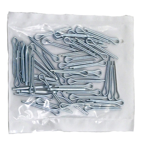1/8 X 2 ZINC PLATED COTTER PIN / BAG QUANTITY: 100 PIECES