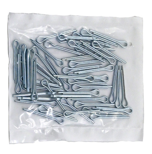 1/8 X 2-1/2 ZINC PLATED COTTER PIN/ BAG QUANTITY: 100 PIECES